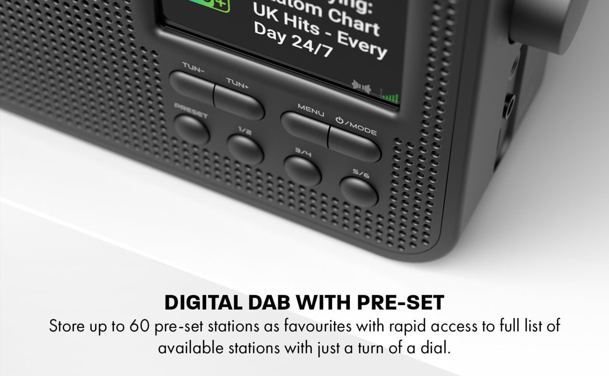 Aspire G1 DAB+ Digital and FM Radio With Bluetooth