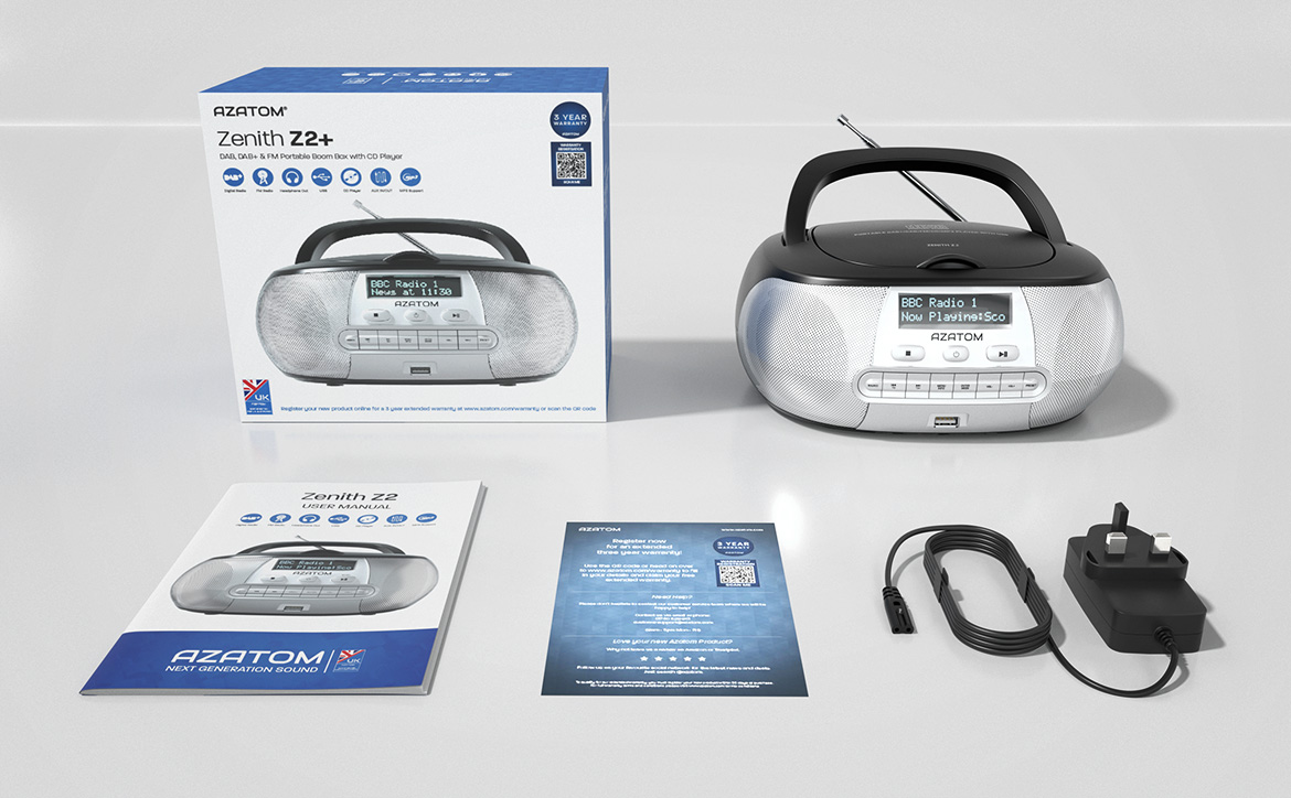 Azatom Zenith Z2 DAB Radio