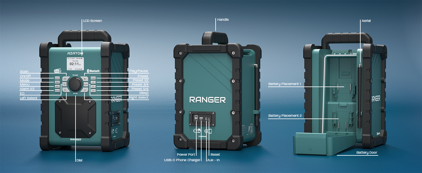 Azatom Ranger DAB Radio