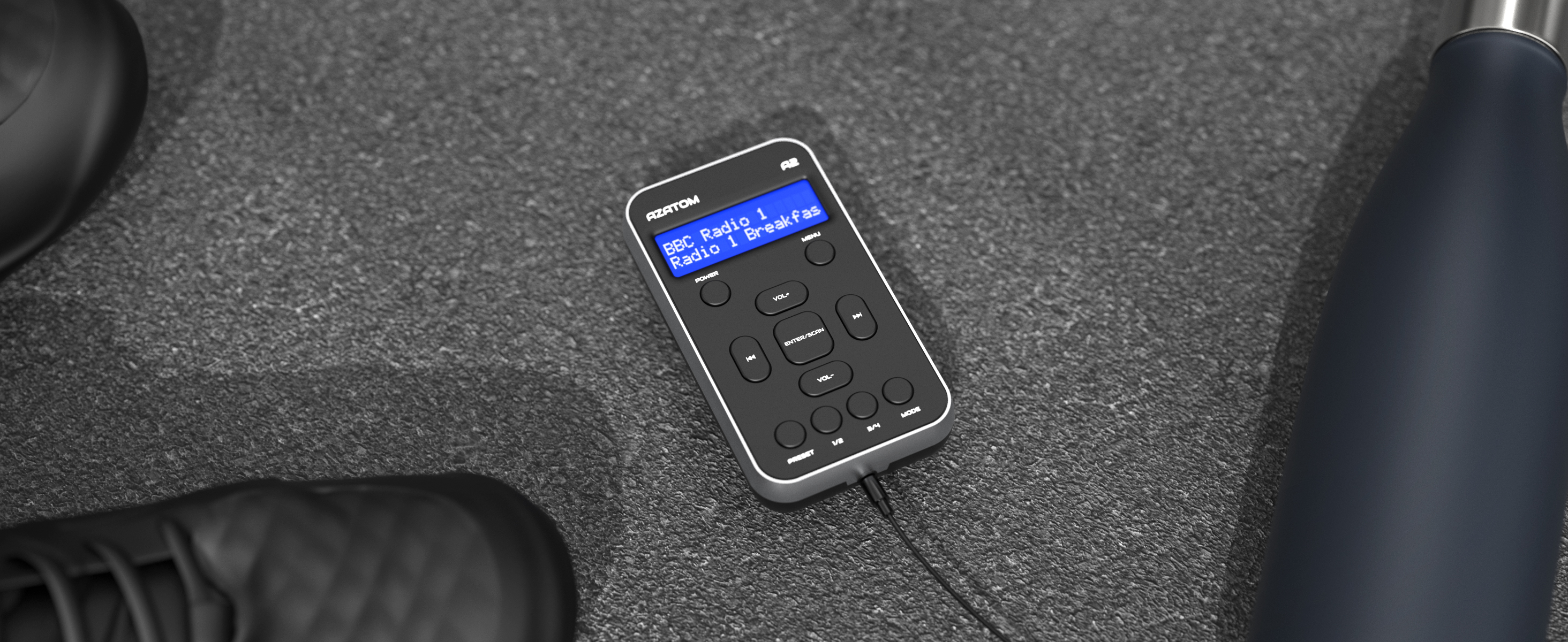 Pocket DAB Radio Portable, Personal FM/DAB Digital Radio With Bluetooth Speaker Colour Display Small Digital Tuning Rechargeable Support TF Card Sleep Timer Headphone Jack - View #3