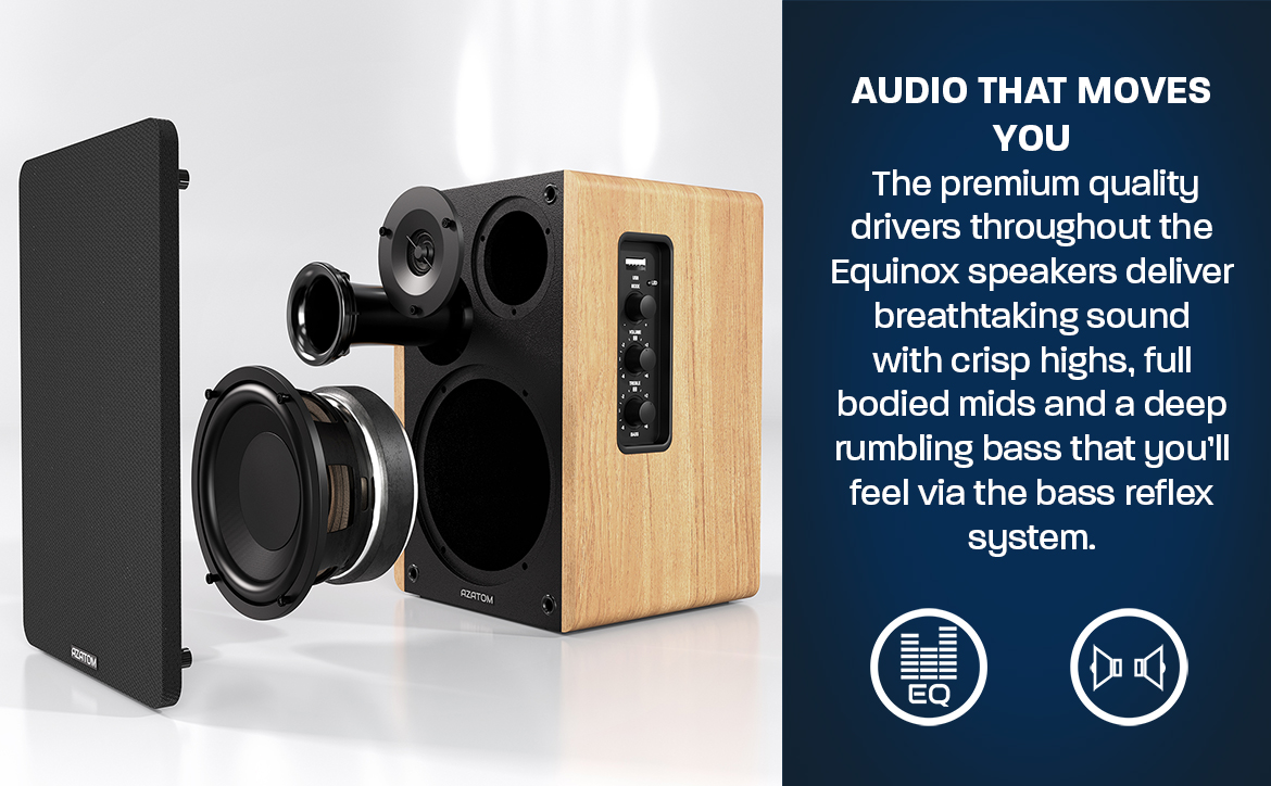 Azatom Equinox EB100 Bookshelf Speakers