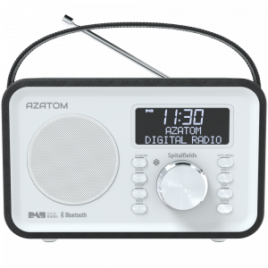Renewed Black Moreaudio Desire DAB Digital FM Radio Alarm Clock Rechargable Battery / Mains Powered