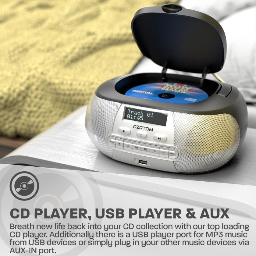 Zenith Z2 DAB & FM Radio CD Boombox Certified Refurbished Best of